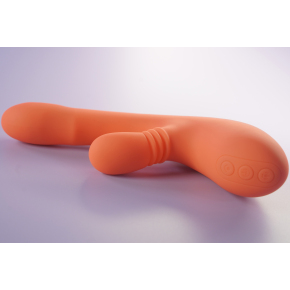 Вибратор с вращающимся клиторальным стимулятором Amovibe Vibella