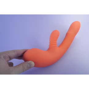 Вибратор с вращающимся клиторальным стимулятором Amovibe Vibella