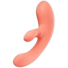 Вибратор с вращающимся клиторальным стимулятором Amovibe Vibella