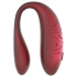 Вибратор с управлением через приложение Amovibe Twin Plus, красный