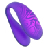 Вибратор с управлением через приложение Amovibe Twin Plus, фиолетовый