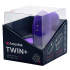 Вибратор с управлением через приложение Amovibe Twin Plus, фиолетовый