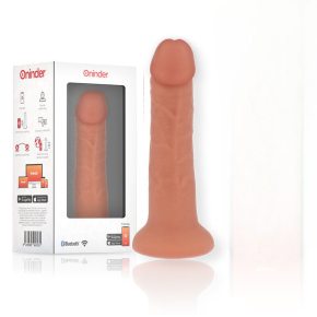 Реалистичный вибратор с управлением через приложение, 17.5&times;4 см