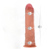 8.1&Prime; реалистичный вибратор на пульте ДУ с фрикциями, 20.5&times;4.6 см