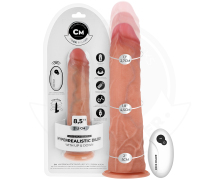 8.5&Prime; реалистичный вибратор на пульте ДУ с фрикциями, 21.5&times;5 см