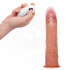 7.7&Prime; реалистичный вибратор на пульте ДУ с фрикциями, 19.5&times;4.1 см