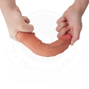 Реалистичный вибратор на пульте ДУ с функцией фрикций, 19.5&times;4.1 см