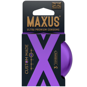 Презервативы увелеченного размера Maxus X-Edition Custom Made 60, 3 шт.