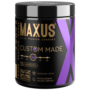Презервативы увеличенного размера Maxus X-Edition Custom Made 56, 15 шт.