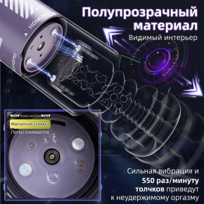 Автоматический мастурбатор с приложением Momonii Skull Men