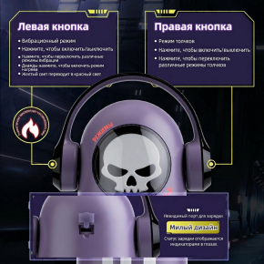 Автоматический мастурбатор с приложением Momonii Skull Men