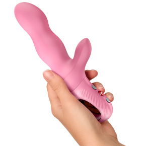 Пульсатор-кролик Fun Factory Bi Stronic Crave, розовый