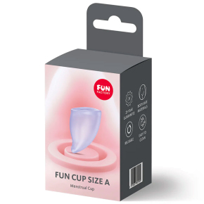 Менструальная чаша Fun Factory Fun Cup Size A, фиолетовая