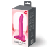 Сверхгибкий фаллоимитатор Fun Factory Limba Flex M, малиновый