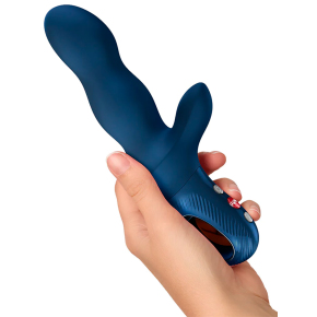 Вибропульсатор-кролик Fun Factory Bi Stronic Crave, синий