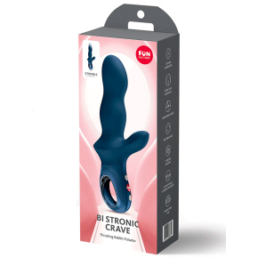 Вибропульсатор-кролик Fun Factory Bi Stronic Crave, синий