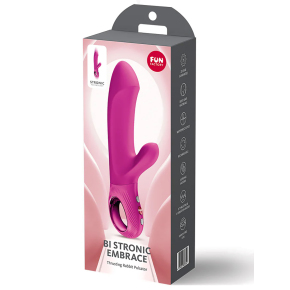Вибропульсатор-кролик Fun Factory Bi Stronic Embrace, фуксия