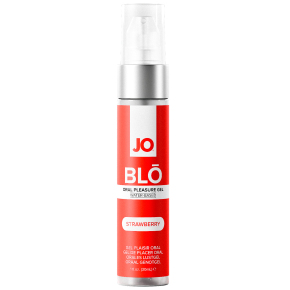Гель для глубокого горла со вкусом клубники System JO BLO Strawberry, 30 мл