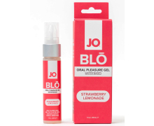 Гель для глубокого горла со вкусом клубничного лимонада System JO BLO Strawberry Lemonade, 30 мл