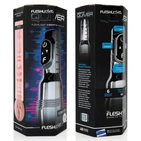 Мастурбатор-вагина с вибрацией и нагревом Fleshlight Pink Quiver