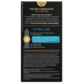 Безлатексные презервативы с дополнительной смазкой Skyn Extra Lubricated, 10 шт.