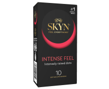 Безлатексные презервативы с точечной структурой Skyn Intense Feel, 10 шт.