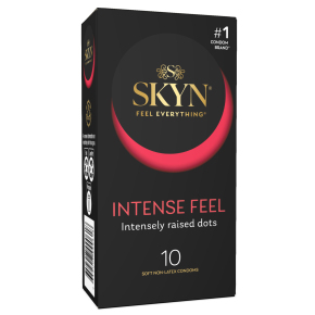 Безлатексные презервативы с точечной структурой Skyn Intense Feel, 10 шт.