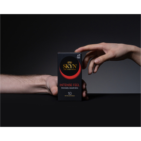Безлатексные презервативы с точечной структурой Skyn Intense Feel, 10 шт.