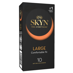 Безлатексные презервативы увеличенного размера Skyn Large, 10 шт.