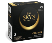 Классические безлатексные презервативы Skyn Original, 3 шт.