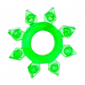 Зеленое эрекционное кольцо из гелия