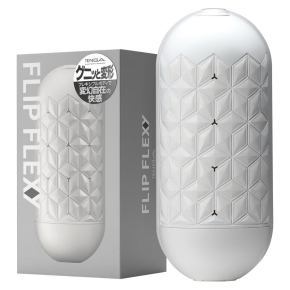 Многоразовый мастурбатор Tenga Flip Flexy с гибким корпусом, белый