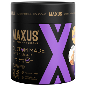 Презервативы увеличенного размера Maxus X-Edition Custom Made 64, 50 шт.