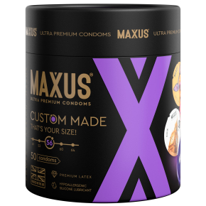 Презервативы увеличенного размера Maxus X-Edition Custom Made 56, 50 шт.