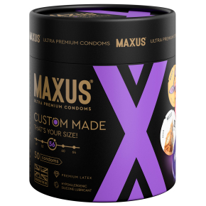 Презервативы увеличенного размера Maxus X-Edition Custom Made 56, 50 шт.