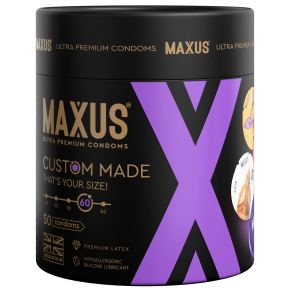 Презервативы увелеченного размера Maxus X-Edition Custom Made 60, 50 шт.