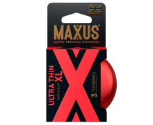 Ультратонкие увеличенные презервативы Maxus X-Edition Ultra Thin XL, 3 шт.