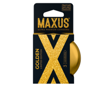 Презервативы золотистого цвета Maxus X-Edition Golden Limited Edition, 3 шт.