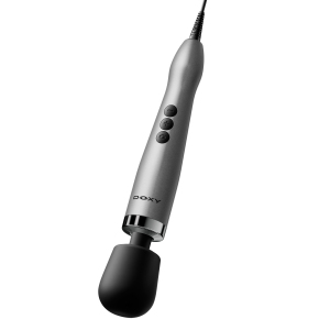 Вандовый вибромассажер Doxy Die Cast Max Plug-in, серебристый