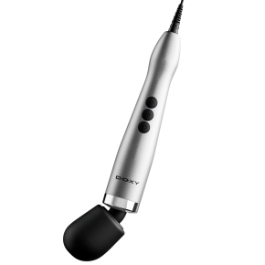 Вандовый вибромассажер Doxy Die Cast Max Plug-in, серебристый