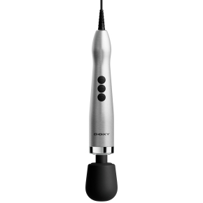 Вандовый вибромассажер Doxy Die Cast Max Plug-in, серебристый