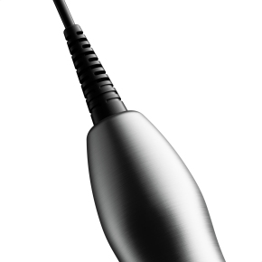 Вандовый вибромассажер Doxy Die Cast Max Plug-in, серебристый