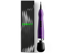 Проводной вибромассажер Doxy Die Cast Max Plug-in в металлическом корпусе, фиолетовый