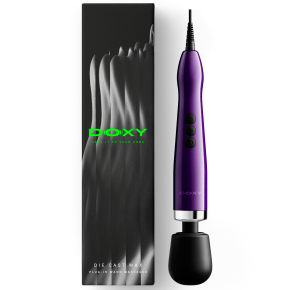 Вандовый вибромассажер Doxy Die Cast Max Plug-in, фиолетовый