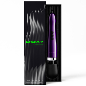 Вандовый вибромассажер Doxy Die Cast Max Plug-in, фиолетовый