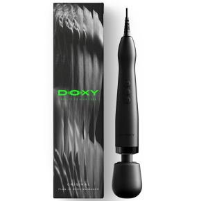 Вандовый проводной вибромассажер Doxy Original 2.0, черный