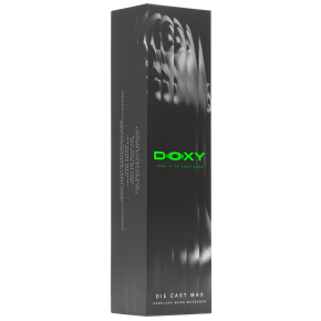 Беспроводной вибромассажер Doxy Die Cast Max Cordless в металлическом корпусе, белый