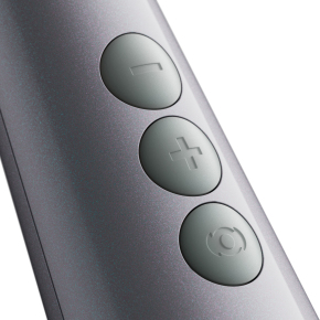 Беспроводной вибромассажер Doxy Die Cast Max Cordless в металлическом корпусе, белый
