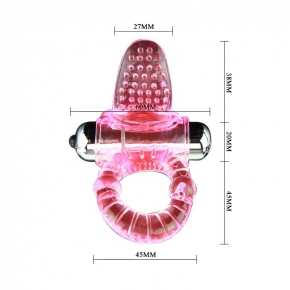 Baile Sweet Vibration Ring — эрекционное виброкольцо с 6-и уровневым вибростимулятором клитора