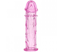 Гладкая розовая насадка с усиками под головкой